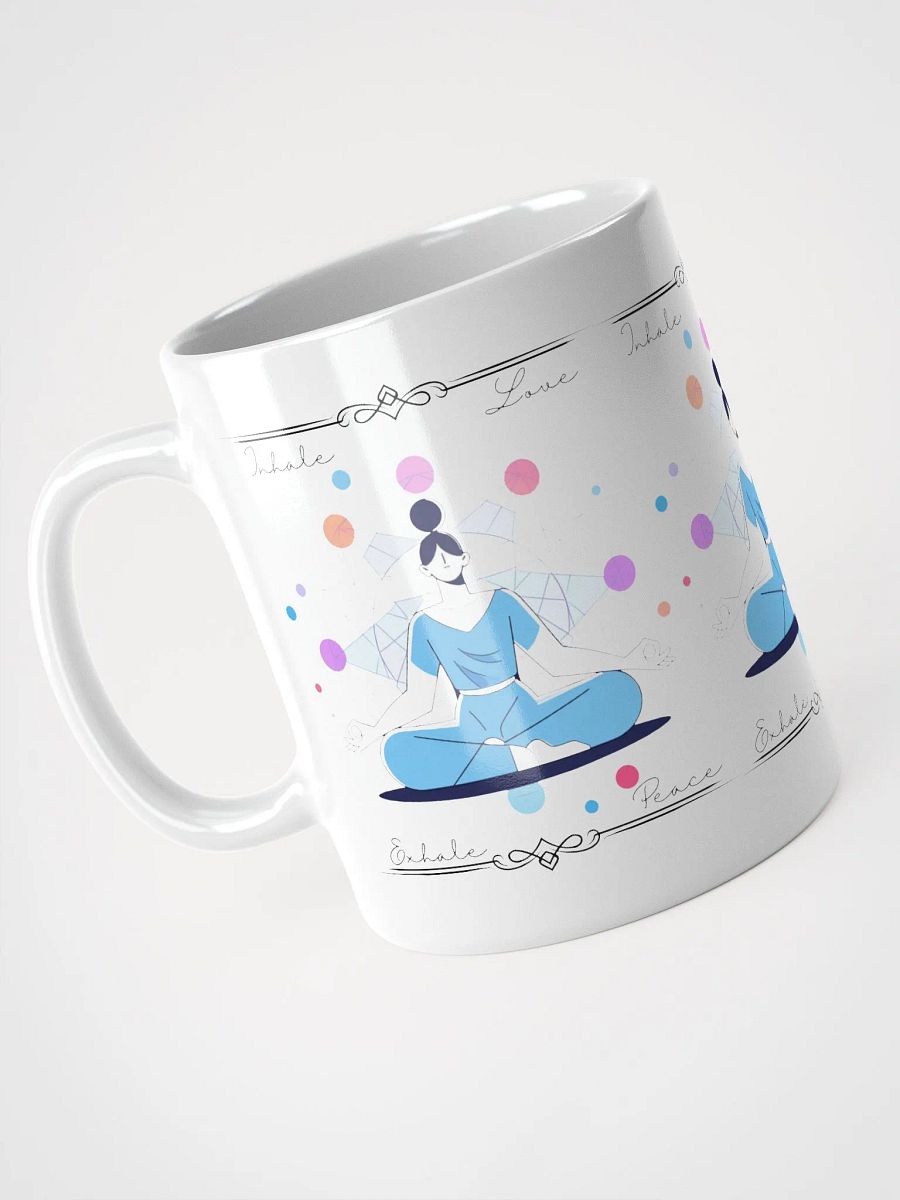 Inhale Love, Exhale Peace Mug | Inspirational Gift for Mindfulness & Wellness product image (3)