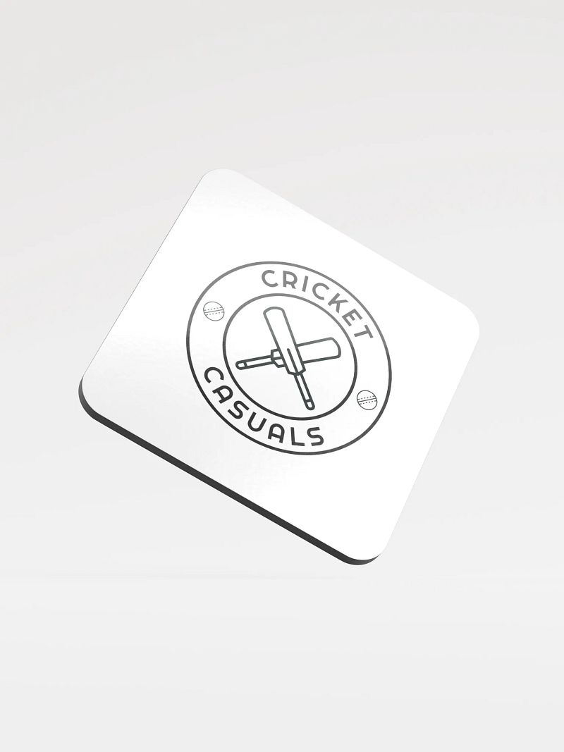 Cricket Casuals Coaster - White