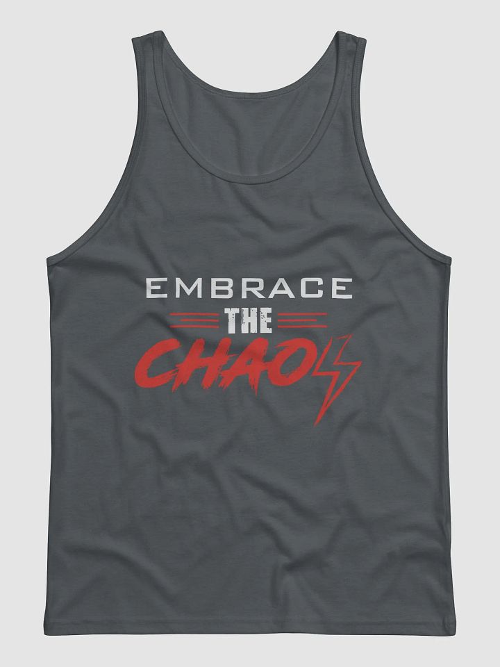 Embrace the Chaos v2 Unisex Tank (Red/White) product image (1)