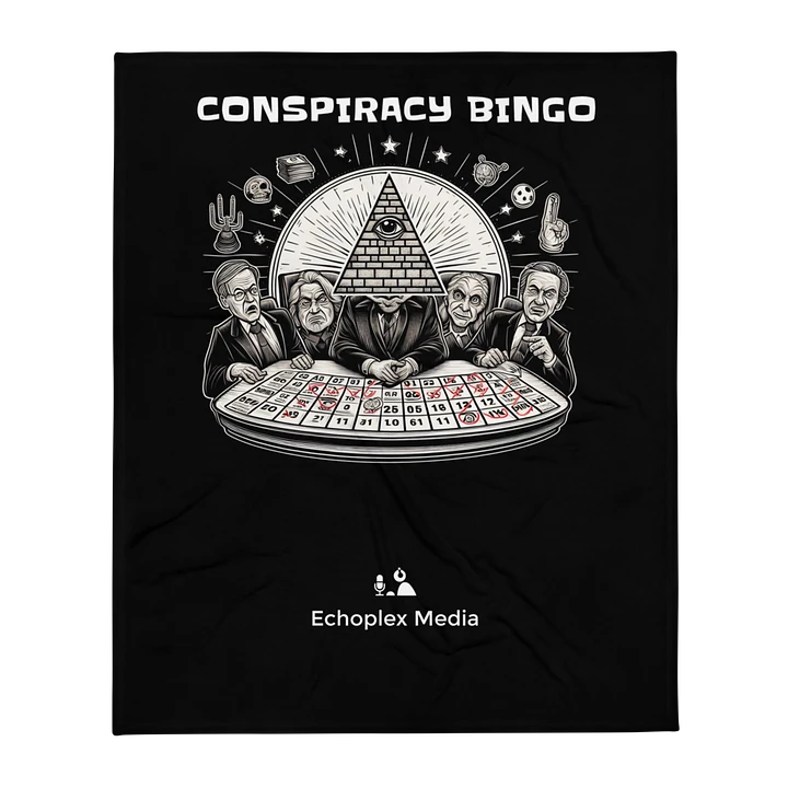Conspiracy Bingo 2024 Blanket - Black product image (1)