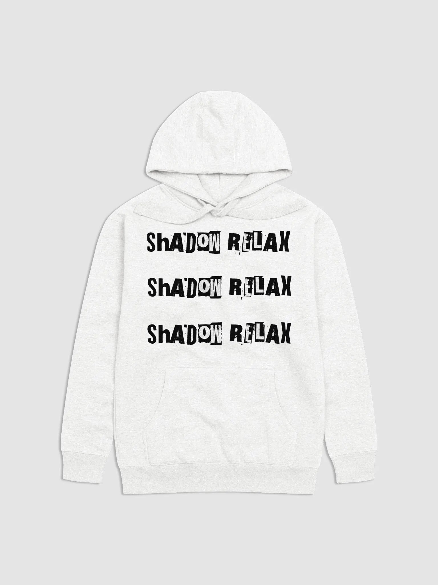SHADOW RELAX White Winter Hoodie product image (1)