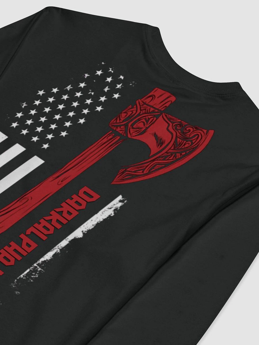 DarkAlpha American Axe Flag, Supersoft Long Sleeve T-Shirt product image (4)