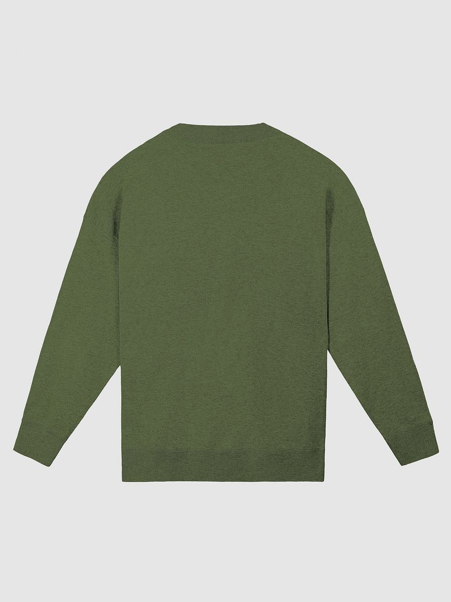 CURRENTLY IN BURNOUT (lg. design, duotone green) knitwear relaxed crewneck product image (9)