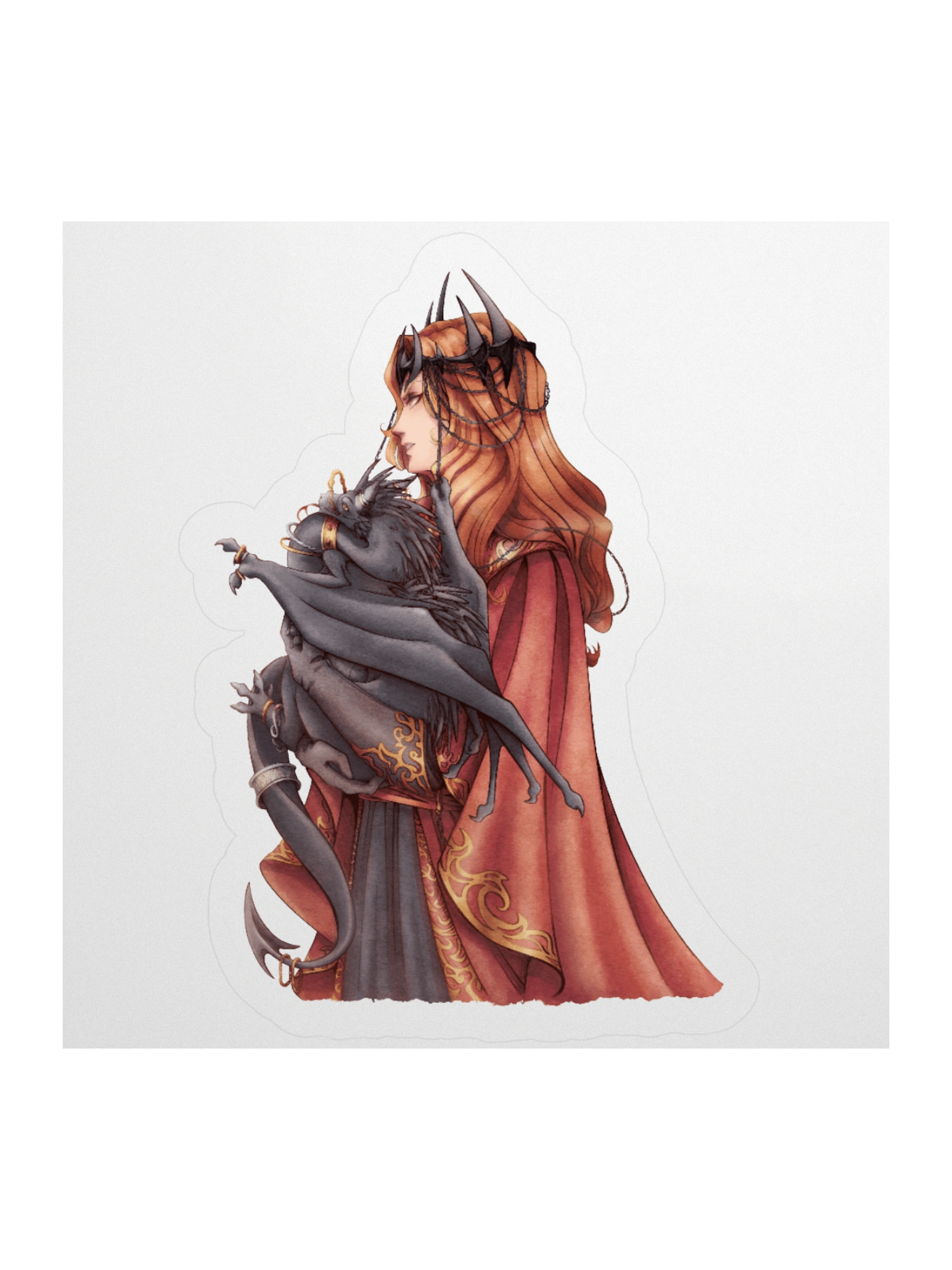 Mairon and The Dragon - sticker product image (1)