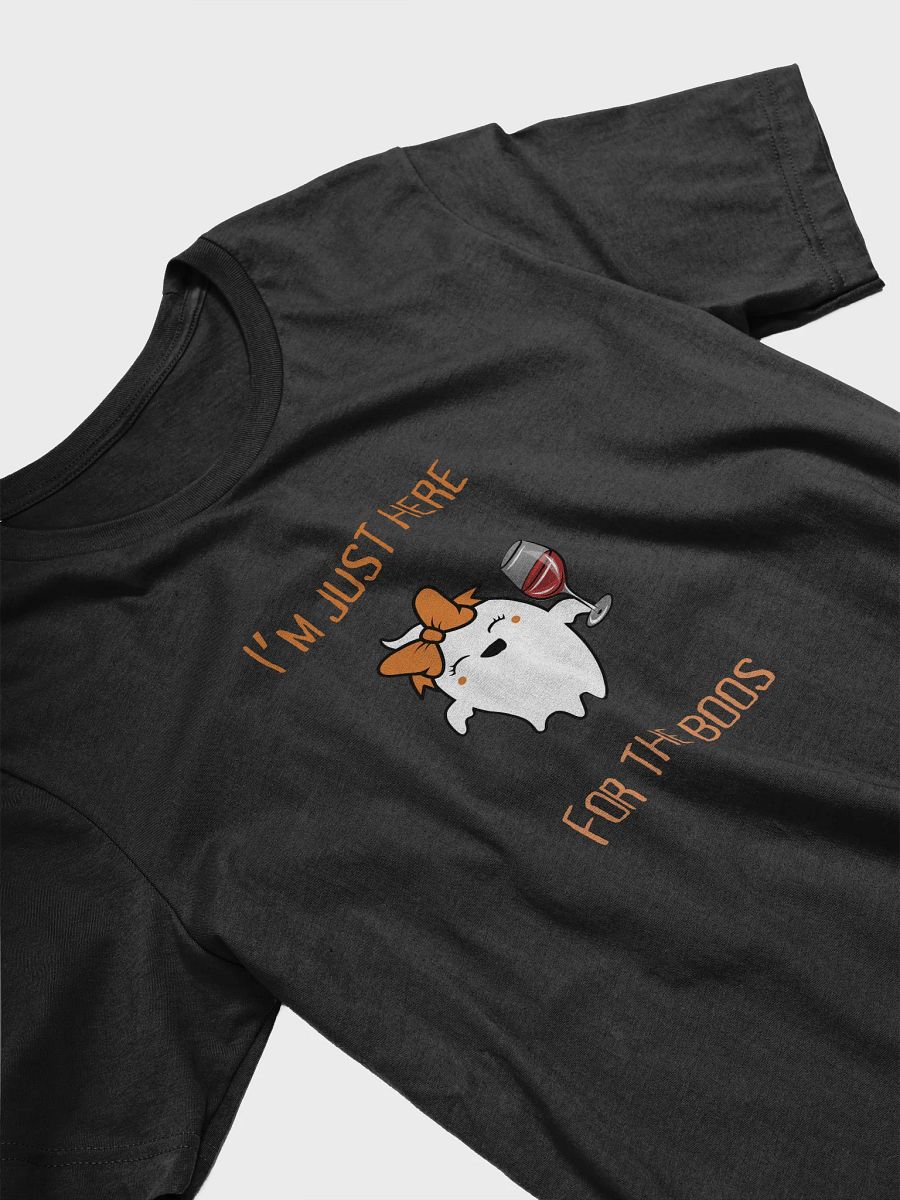 Cheerful Ghost Halloween Adult T-Shirt product image (5)