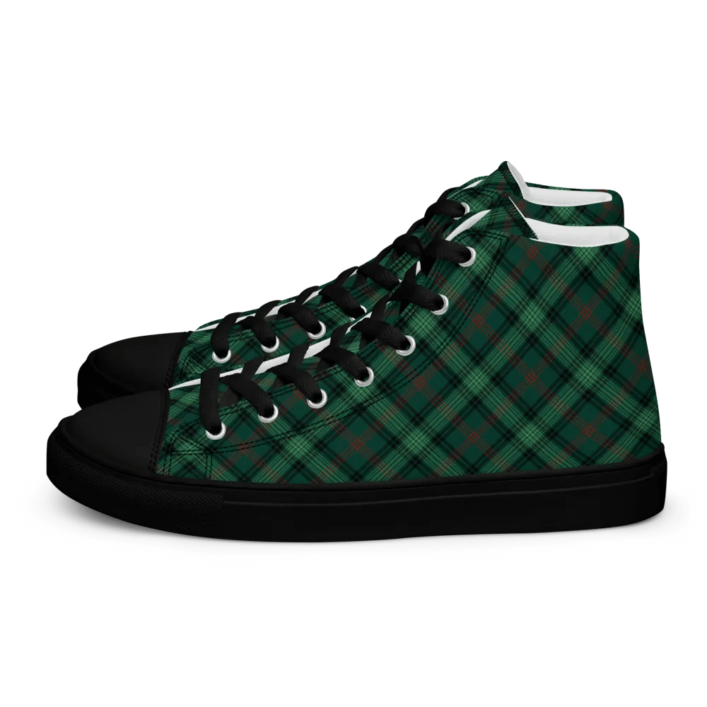 Ross Hunting Tartan Men's High Top Shoes product image (4)