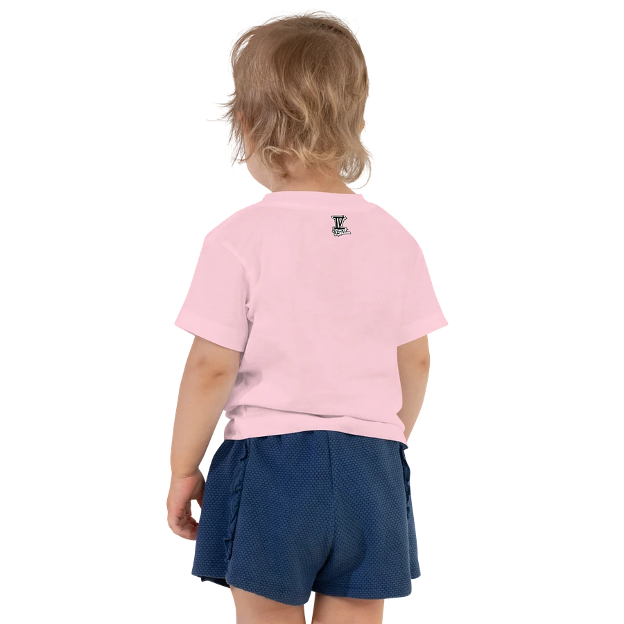 Sitting Girl Bear Bella+Canvas Toddler T-Shirt product image (5)