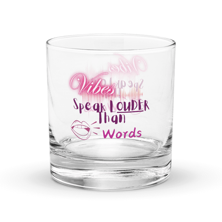 Vibes Rocks Glass product image (1)