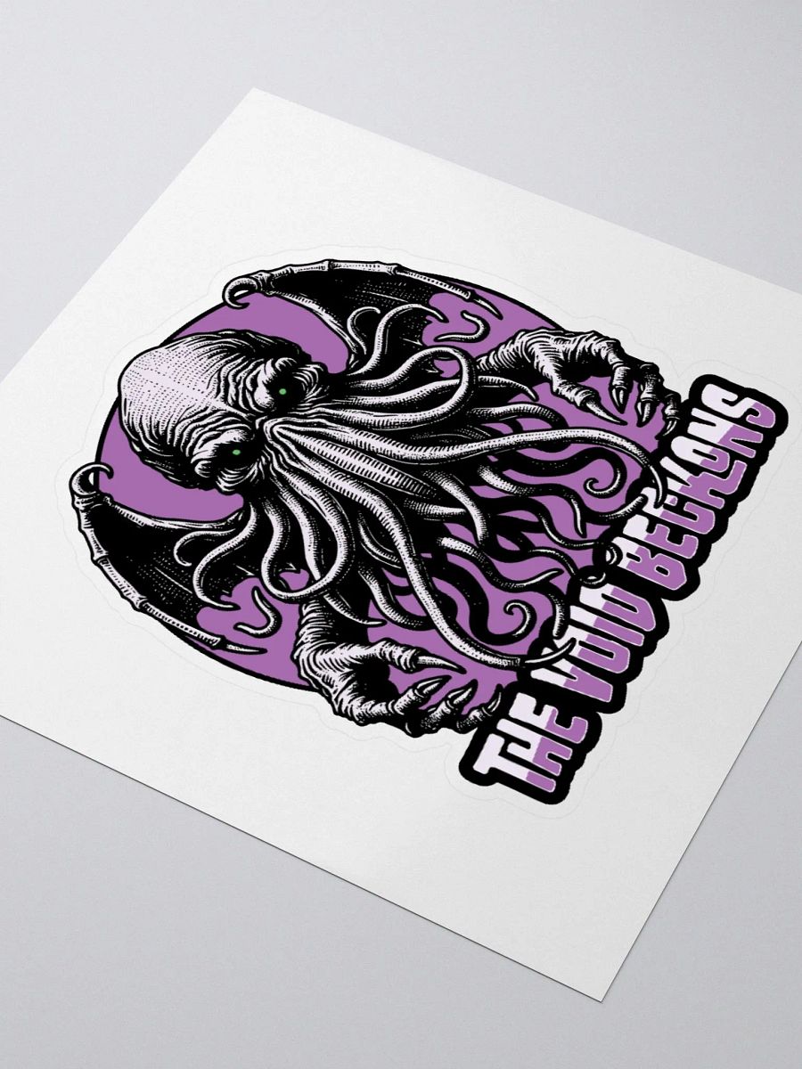 “The Void Beckons” Cthulhu Sticker – Gothic Horror Vibes product image (8)