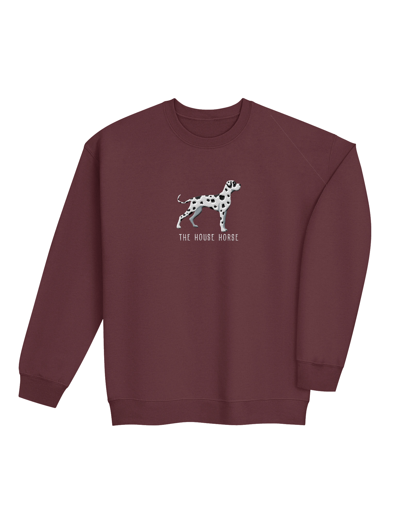 I Like 'Em Big Sweatshirt (Embroidered) of a Great Dane(Harlequin) product image (8)