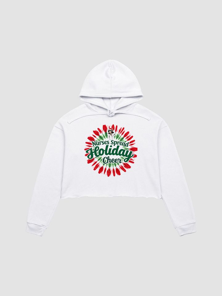 Holiday Cheer Nurses Crop Hoodie product image (1)