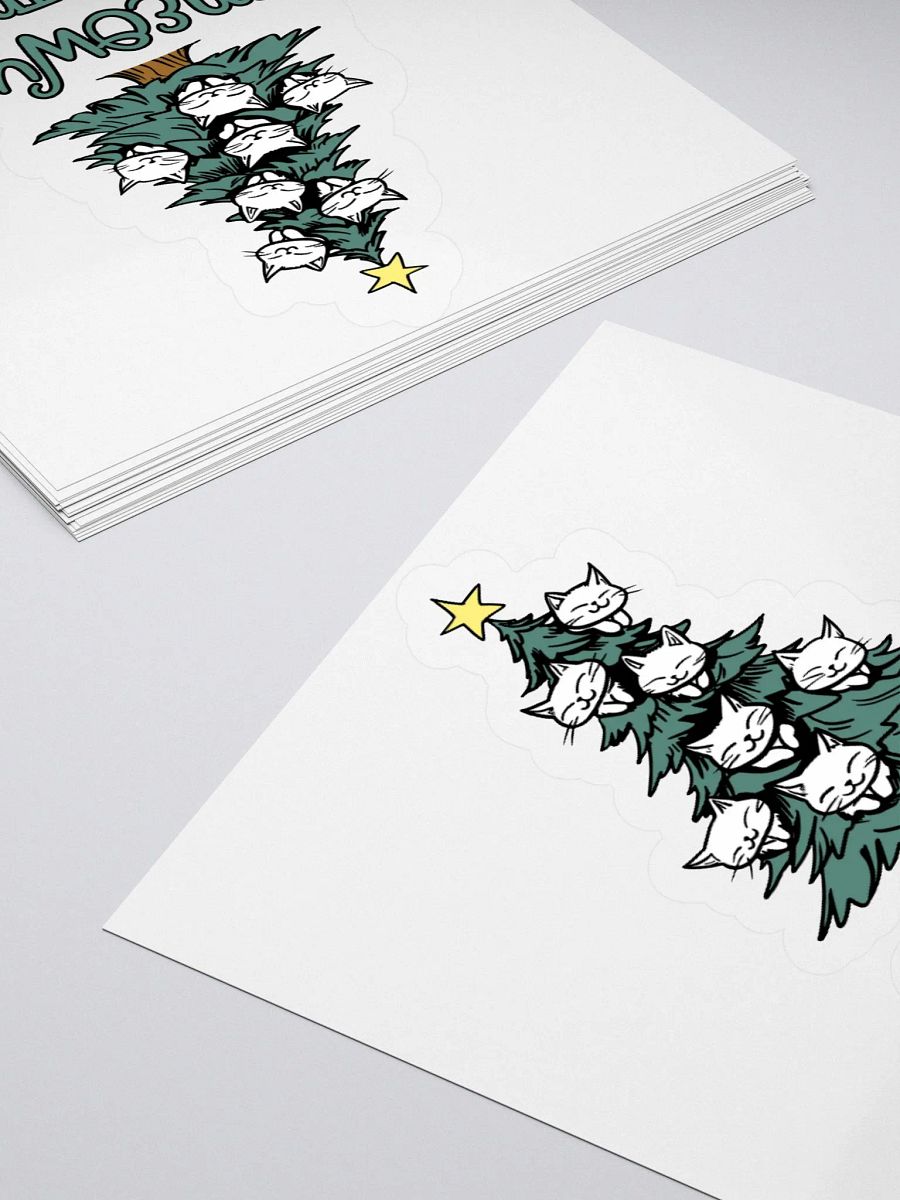Meowy Christmas Sticker product image (11)