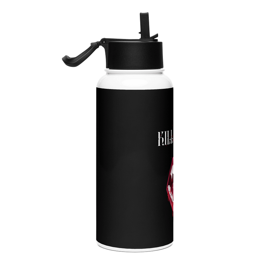 "Kill Mechy" Water Bottle in Black product image (4)