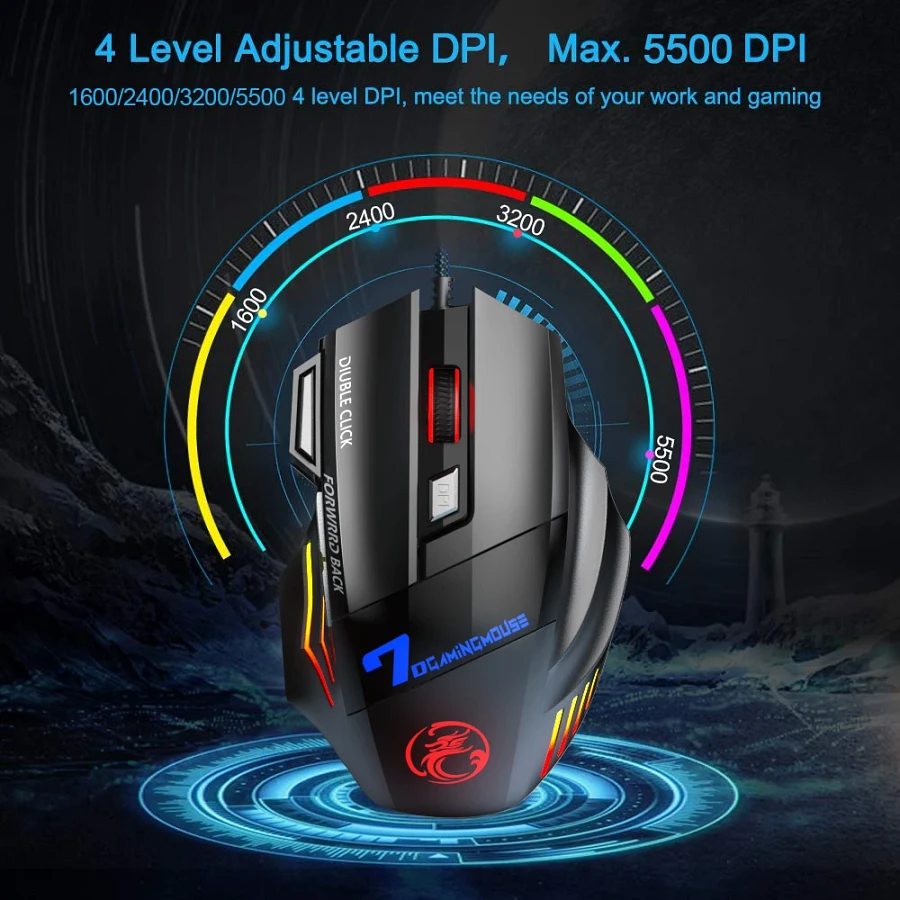 Wired Gaming LED Mouse product image (2)