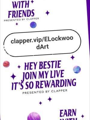 Hey everyone! I'm live nearly everyday over on this app Painting and Chatting! Come find me...I promise it's worth it. 😉🥰👏 #clapper #movewithme #freedomofspeech 