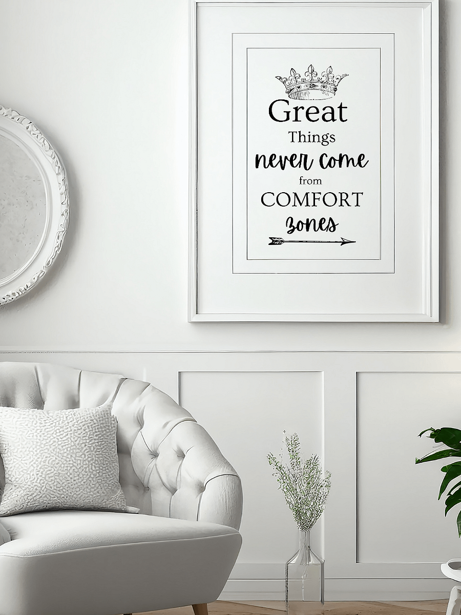 Digital Download 'Great Things' Motivational Poster product image (1)