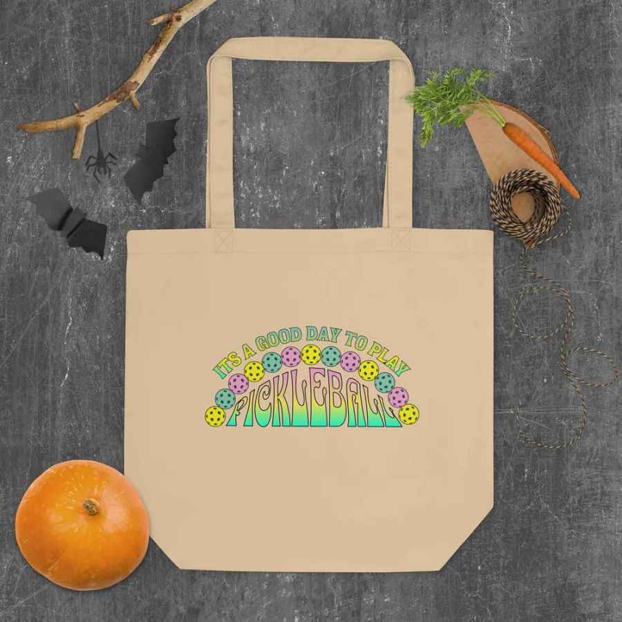 It's A Good Day To Play Pickleball Eco Tote product image (5)