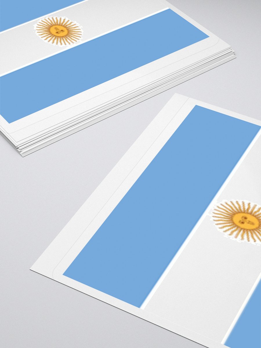 Exclusive Argentina Flag Kiss-Cut Stickers - High-Quality Vinyl, Multiple Sizes product image (10)