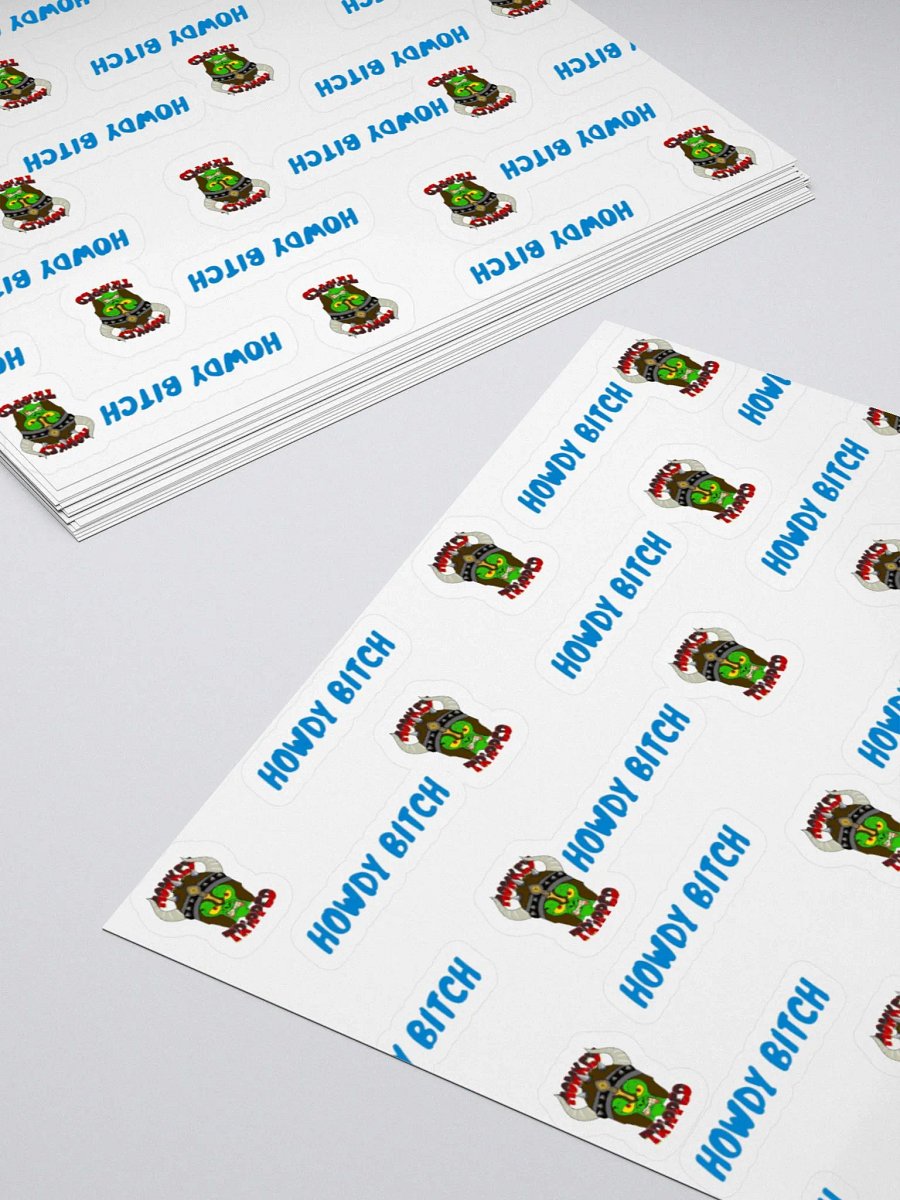 howdy bitch sticker product image (4)