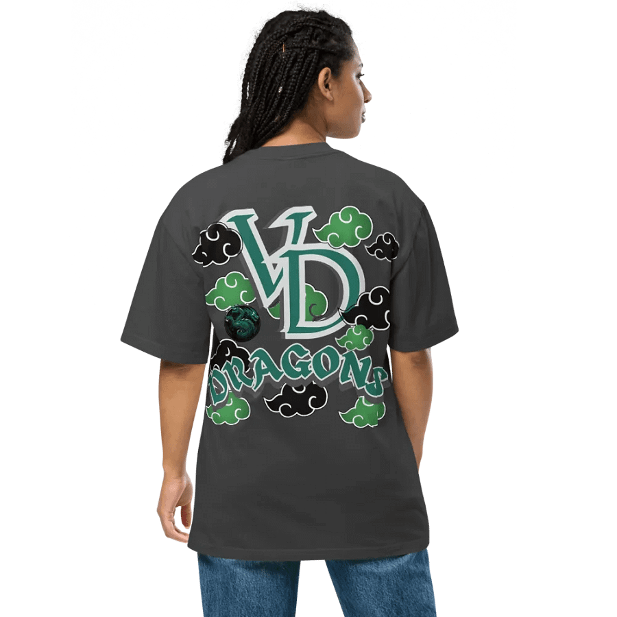 THE GREEN RAIN CLOUD HEARTED OVERSIZED TEE product image (21)