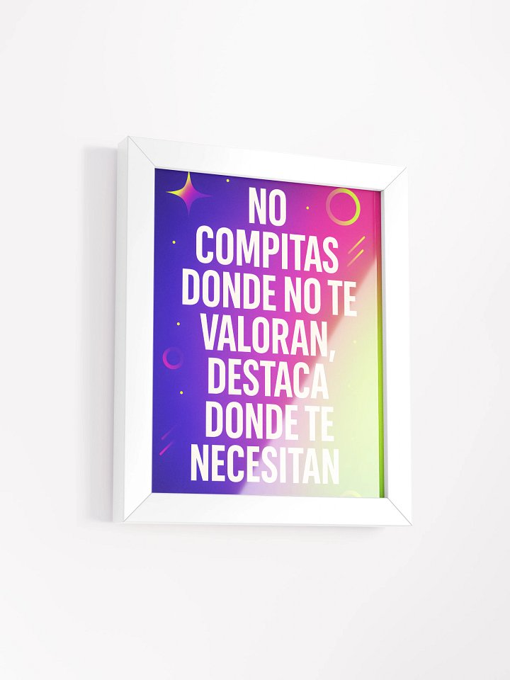 Póster ultra-premium viral corregido con español natural y mindset empowerment product image (2)