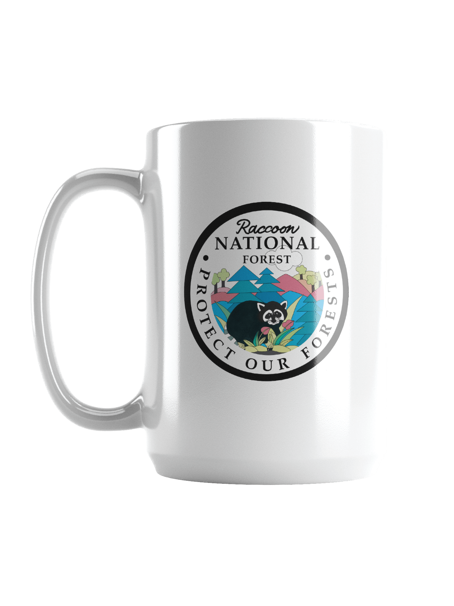 Raccoon National Forest Mug product image (1)