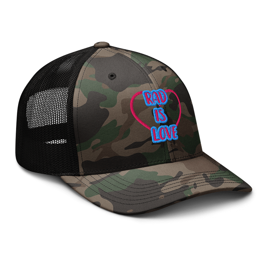 "Rad is Love" Camo Hat product image (8)