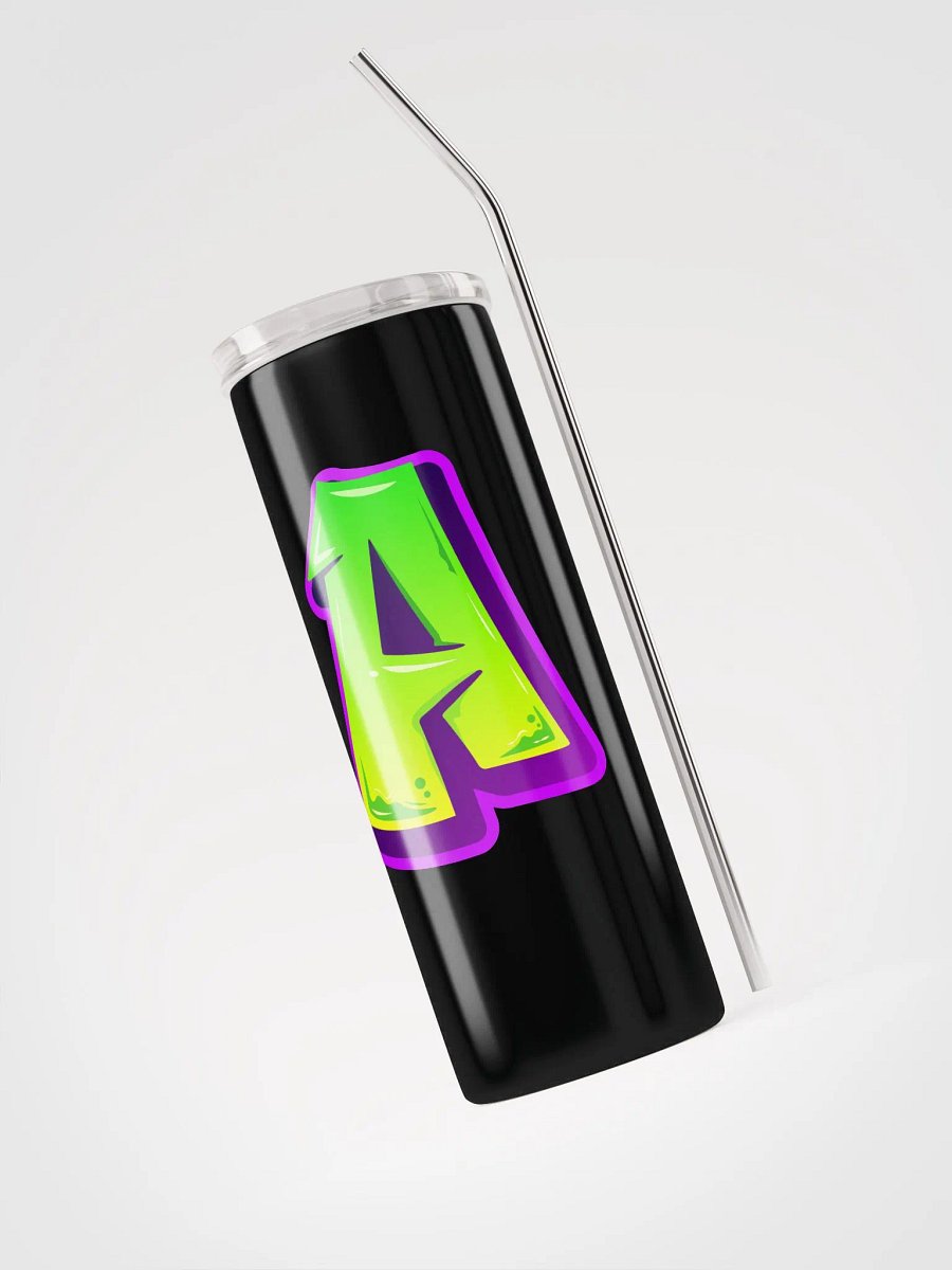 Luminous Letter A Stainless Steel Tumbler product image (4)