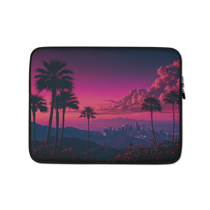 Neon Horizon | REIDOS Sonic Healing Laptop Sleeve product image (1)