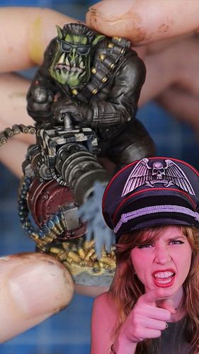 How to Paint ORK SKIN!! #warhammer #warhammercommunity #warhammer40000 #warhammer40k #warhammertutorial #paintingwarhammer40k...