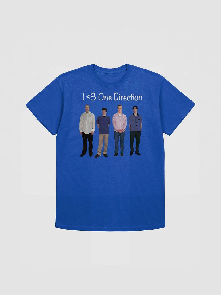 Funny Meme TShirt, One Direction Weezer Tee, I Love / Heart 1D Parody Joke Tee, Gift Shirt, Pun Gift for Him, Gift for Her, Gift for Them product image (1)