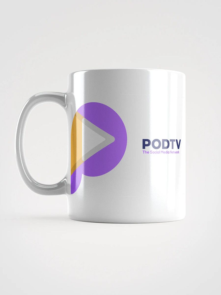 PODTV The Social Media Network White Glossy Mug product image (16)