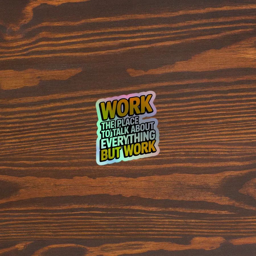 Workplace Rebellion Holographic Sticker Set product image (5)
