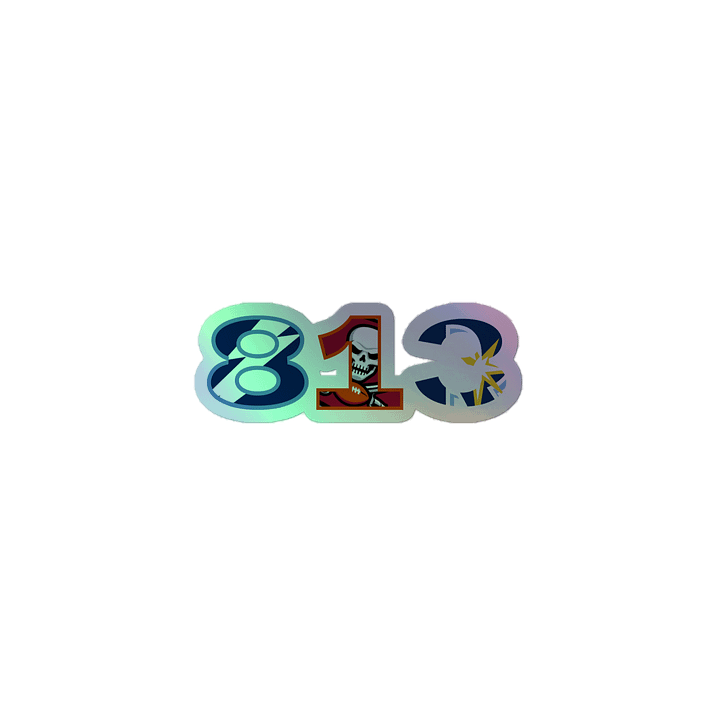 813 Tampa Holographic Sticker product image (1)