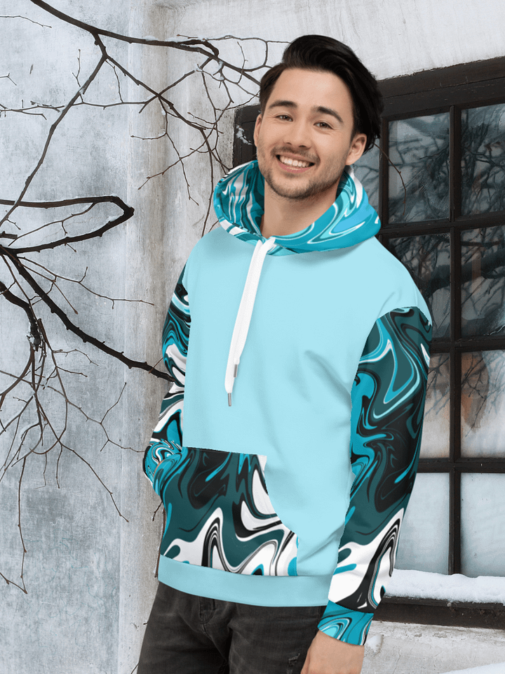 Blue Swirl Hoodie product image (1)