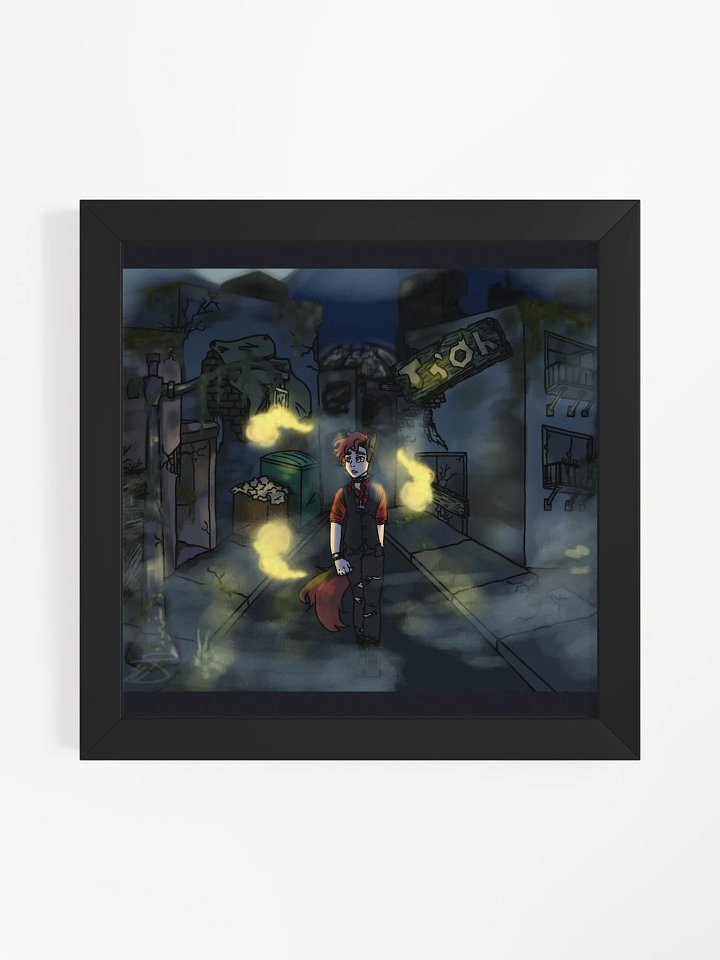 Framed High-Quality Matte Poster - Walking through the Wasteland product image (1)