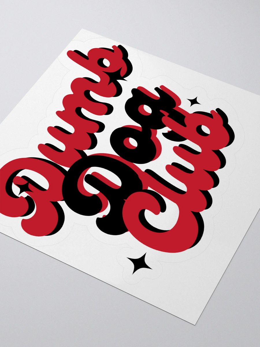 Dumb Dog Club Kiss Cut Stickers product image (11)