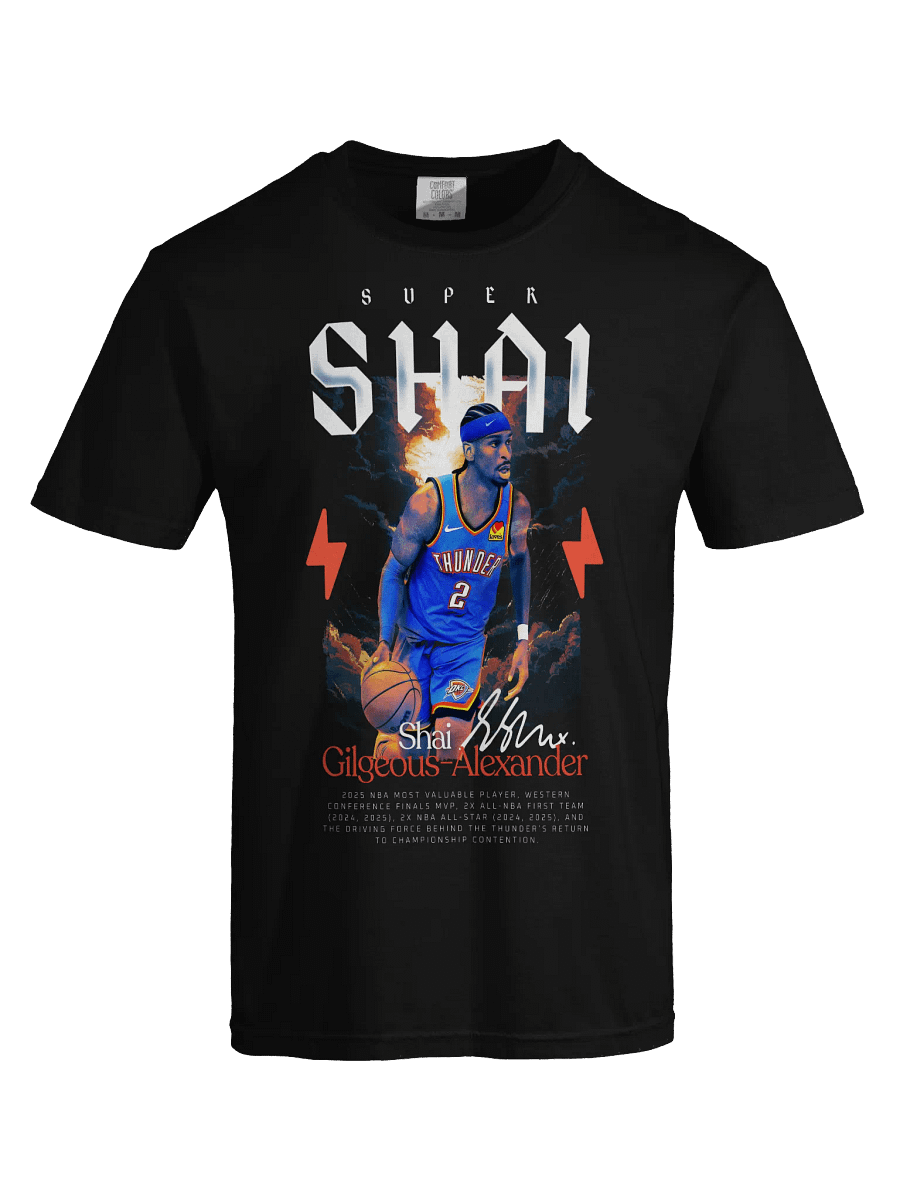 Shai Gilgeous-Alexander MVP 2025 Graphic Tee – SGA Western Finals MVP Shirt product image (9)
