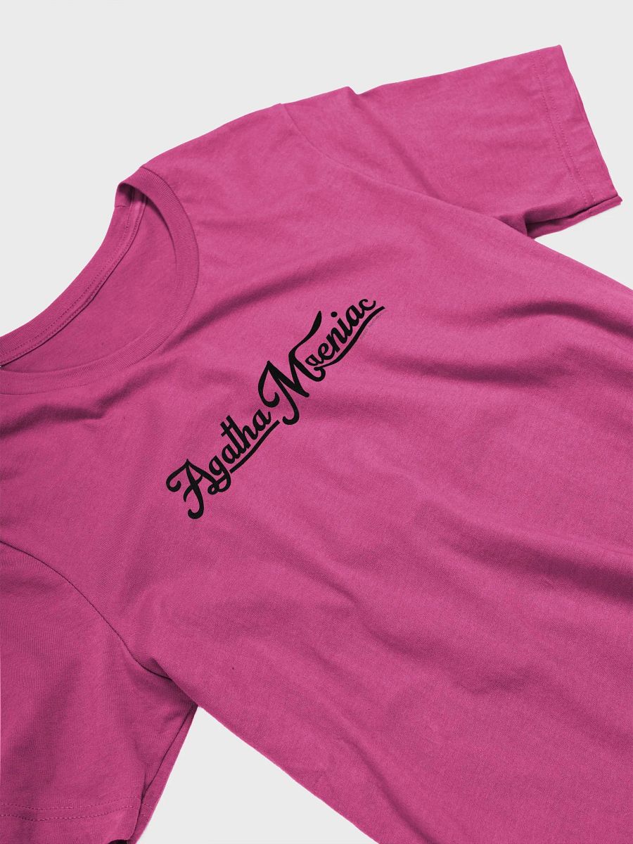 Agatha Maeniac Supersoft T-Shirt Unisex Sizing Black Text product image (3)