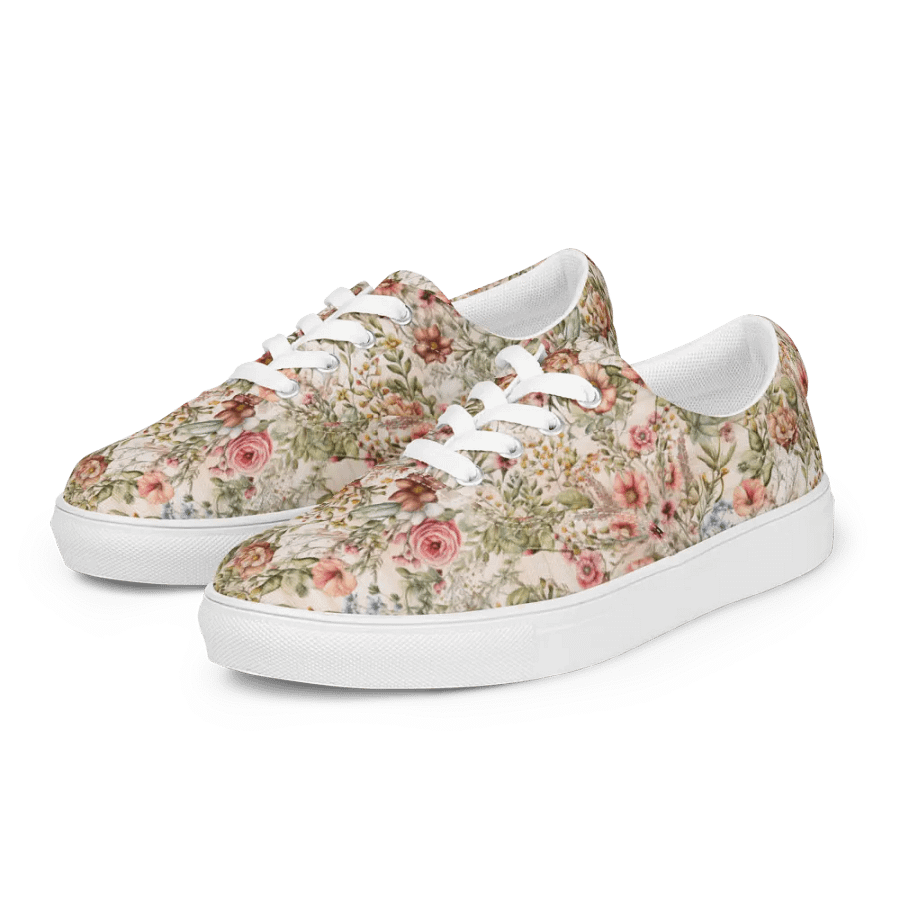 Blossom Breeze Lace-Up Canvas Shoes product image (3)