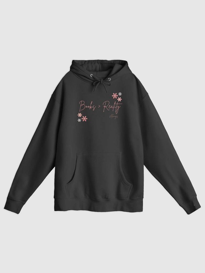 books vs reality hoodie product image (1)