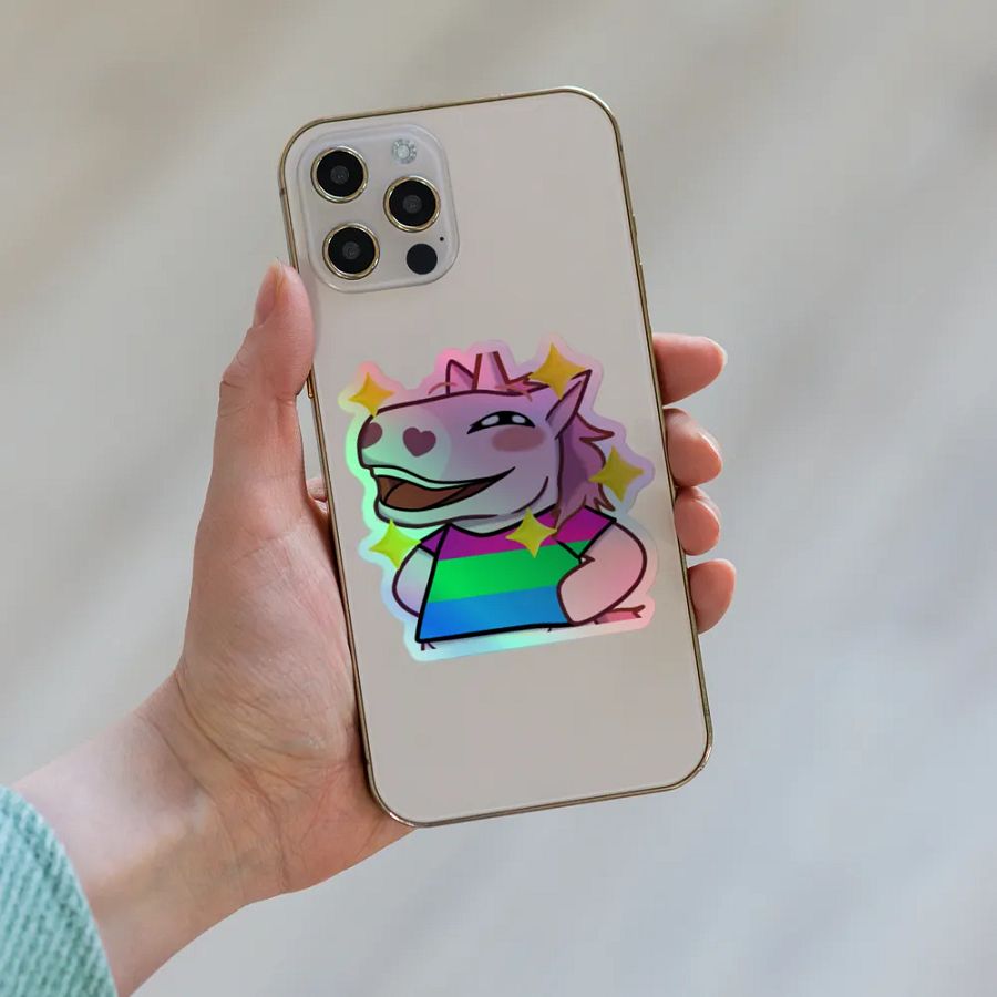 POLY Pride Holographic Sticker product image (8)