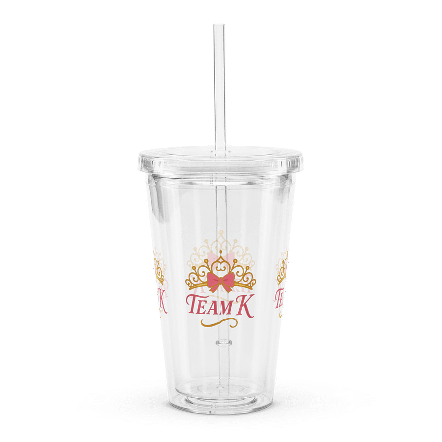 Team K (V-1) Clear Plastic Tumbler product image (2)