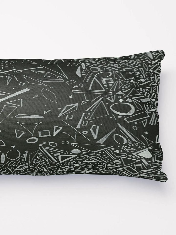 Long Graphic Black-White Pillow product image (2)