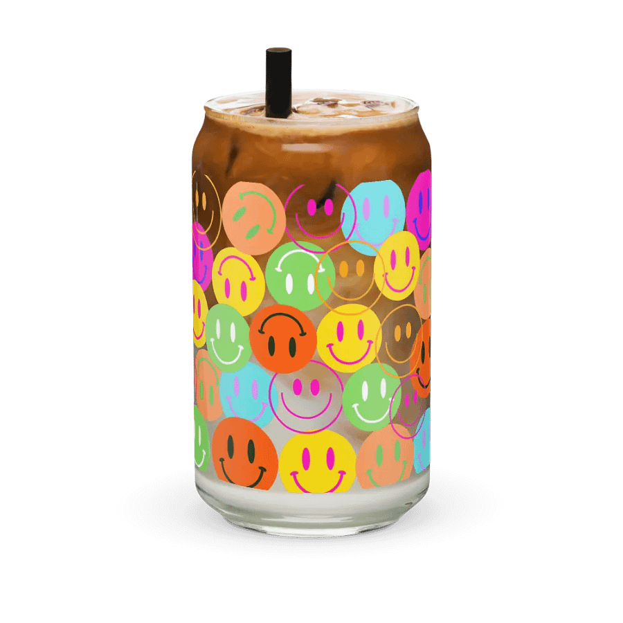 Smile emoji design - Sipper Glass product image (42)