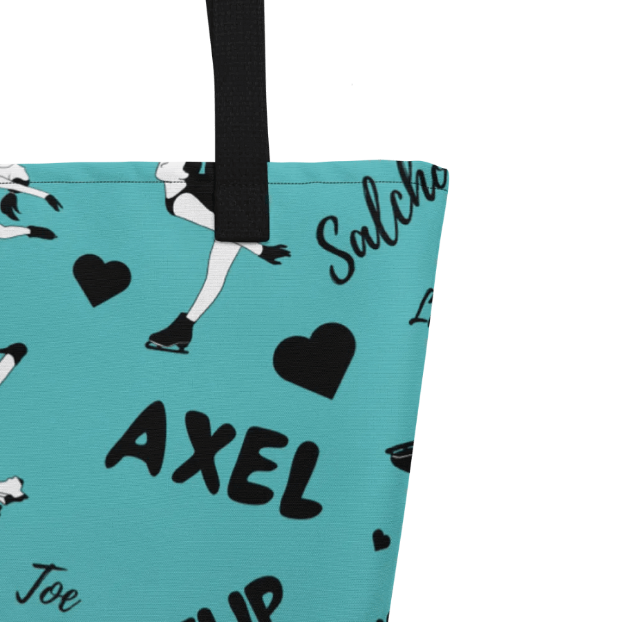 Ice skating Print Tote bag - Light Blue product image (3)