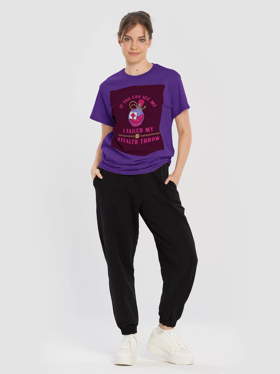 "Failed My Stealth Throw" Gildan Heavyweight T-Shirt - Fun Gaming-Inspired Design product image (5)