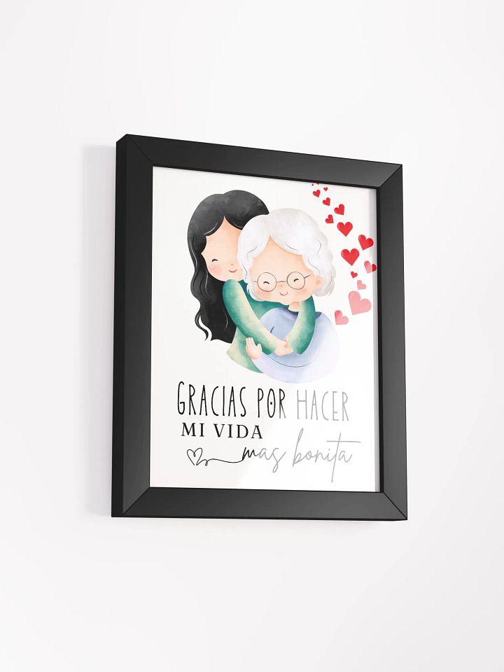 Love Mother’s Day design for Grandma Gracias Wallart product image (2)