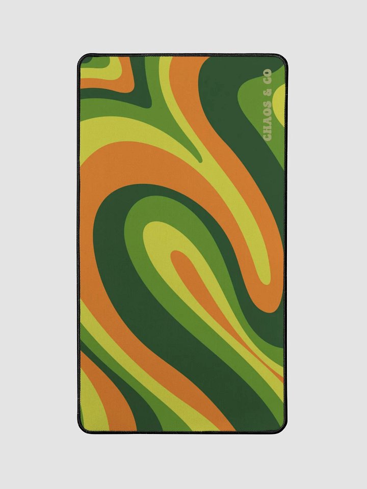 70s inspired Chaos & Co desk mat product image (1)
