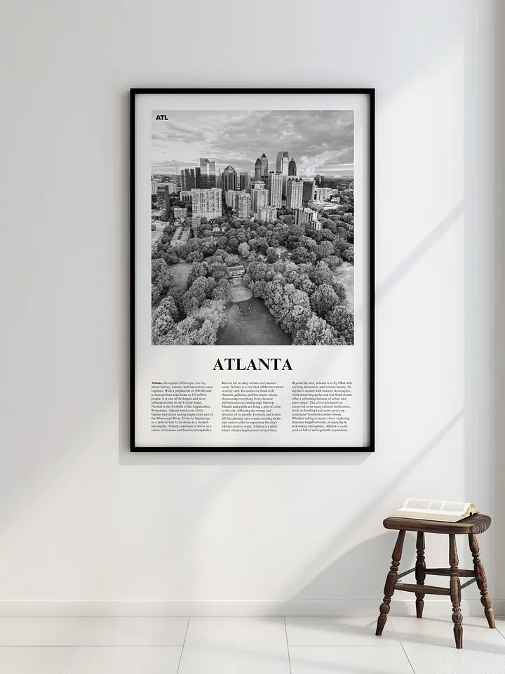 Atlanta 01 Newspaper Poster product image (2)